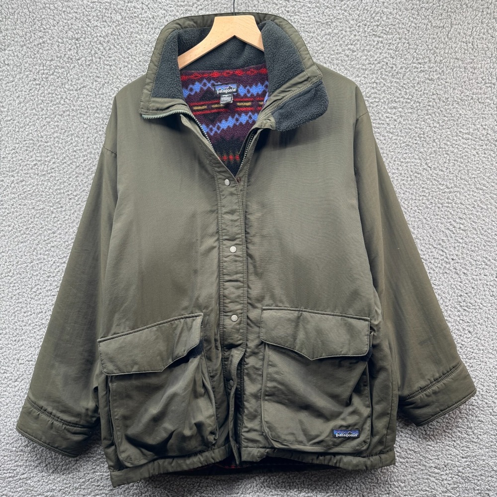 Patagonia Olive Green Puffer Jacket